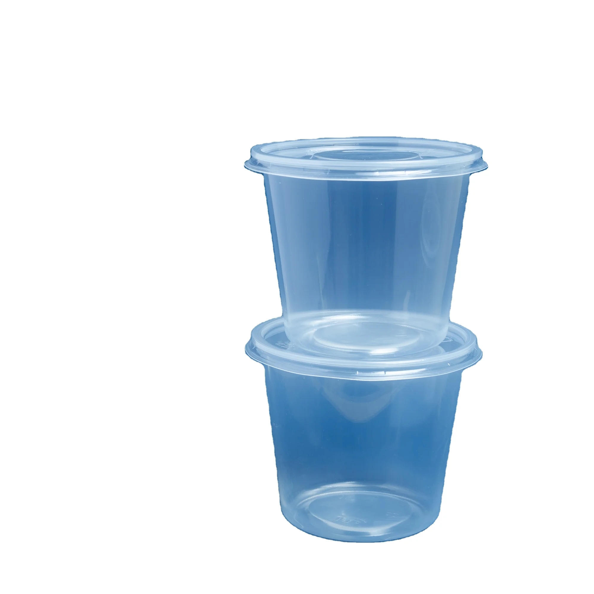 Оптовая продажа контейнер для хранения пищевых продуктов пластиковый круглый прозрачный Лидер продаж 2024