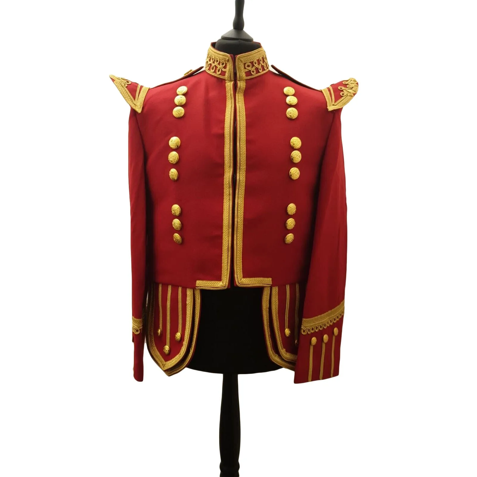 Оливково-зеленый дублет с латунными пуговицами и историческим стилем для ярмарок эпохи Возрождения исторических событий