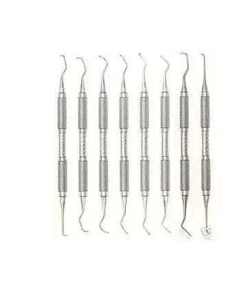 Hemingway Bone Curette Dental Lucas Curette 86 Serrated with 10mm Hollow & Solid Handle Dental & Surgical Tool and Dental CE ISO