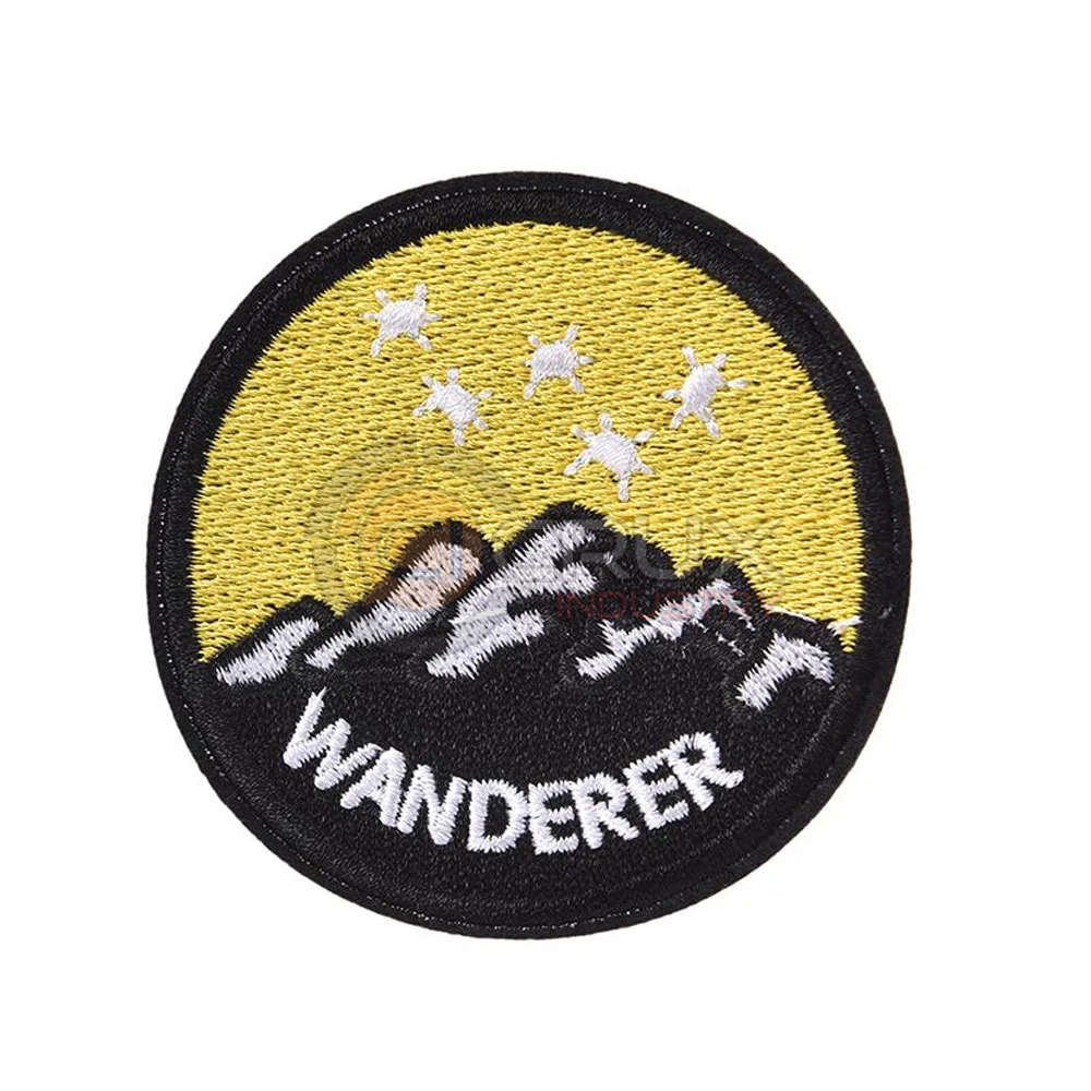 whole sale Bullion Wire Badges Newest Design Machine Made Gold Leaf Embroidery Bullion Wire Badges embroidery bullion badges