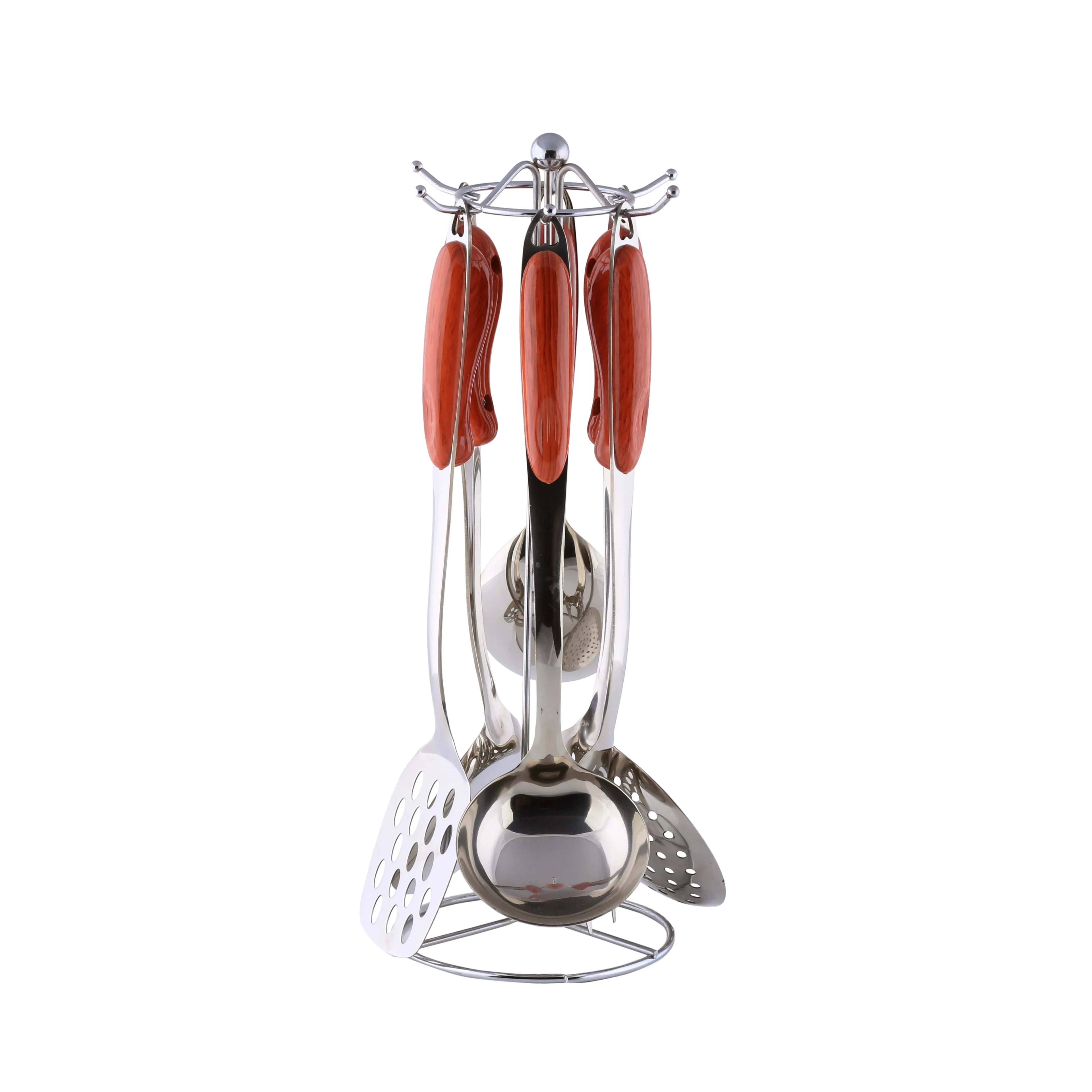 Hausberg / High Quality KITCHEN UTENSILS SET WITH STANDSA / Steel Material / Support For Hanging