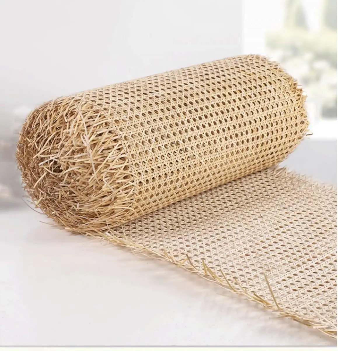 Top Sellers 100% Rattan Cane Webbing Roll Webbing Rattan Rolls Rattan Material Raw
