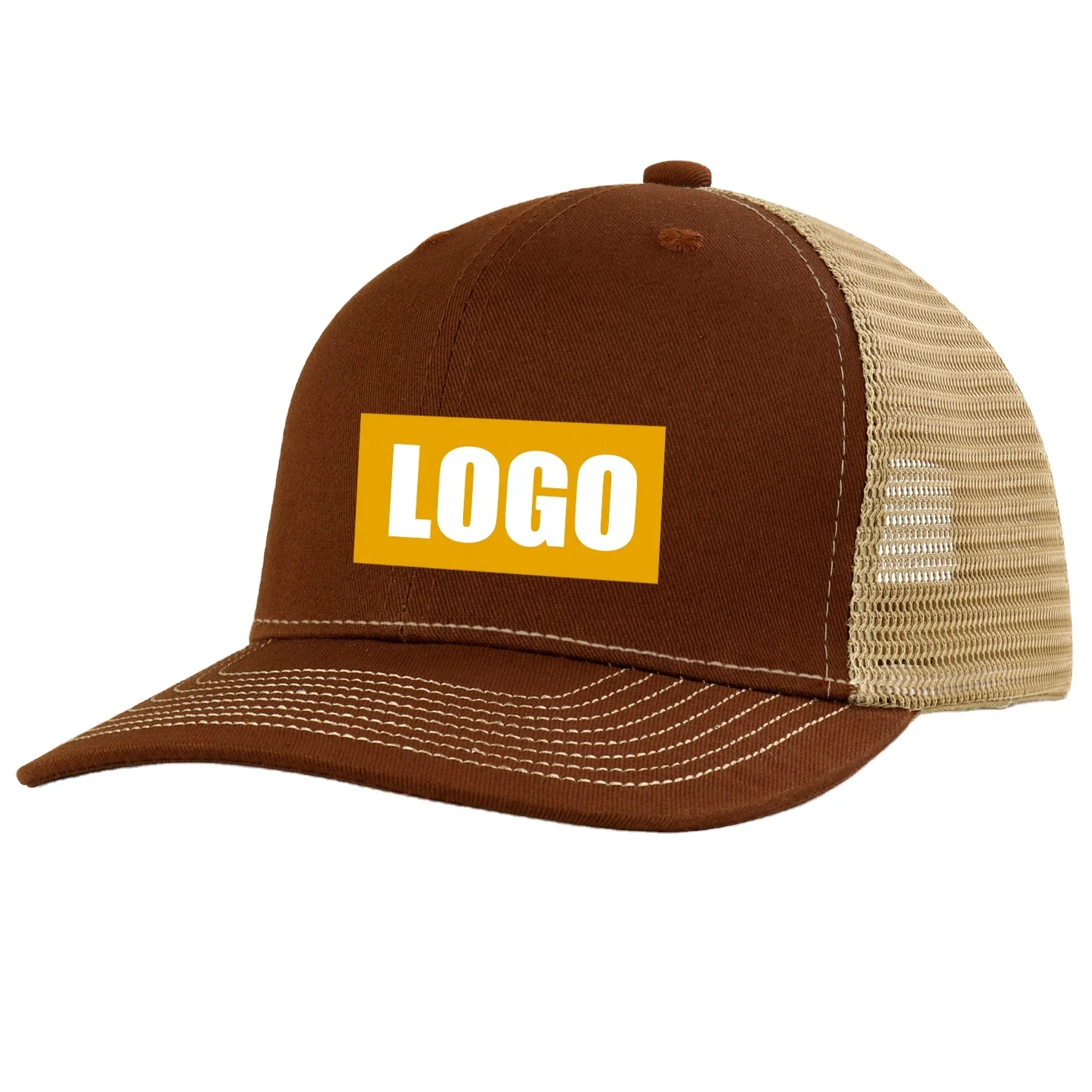 Custom high quality embroidery trucker hats, trucker caps with screen printing logo plain foam trucker caps
