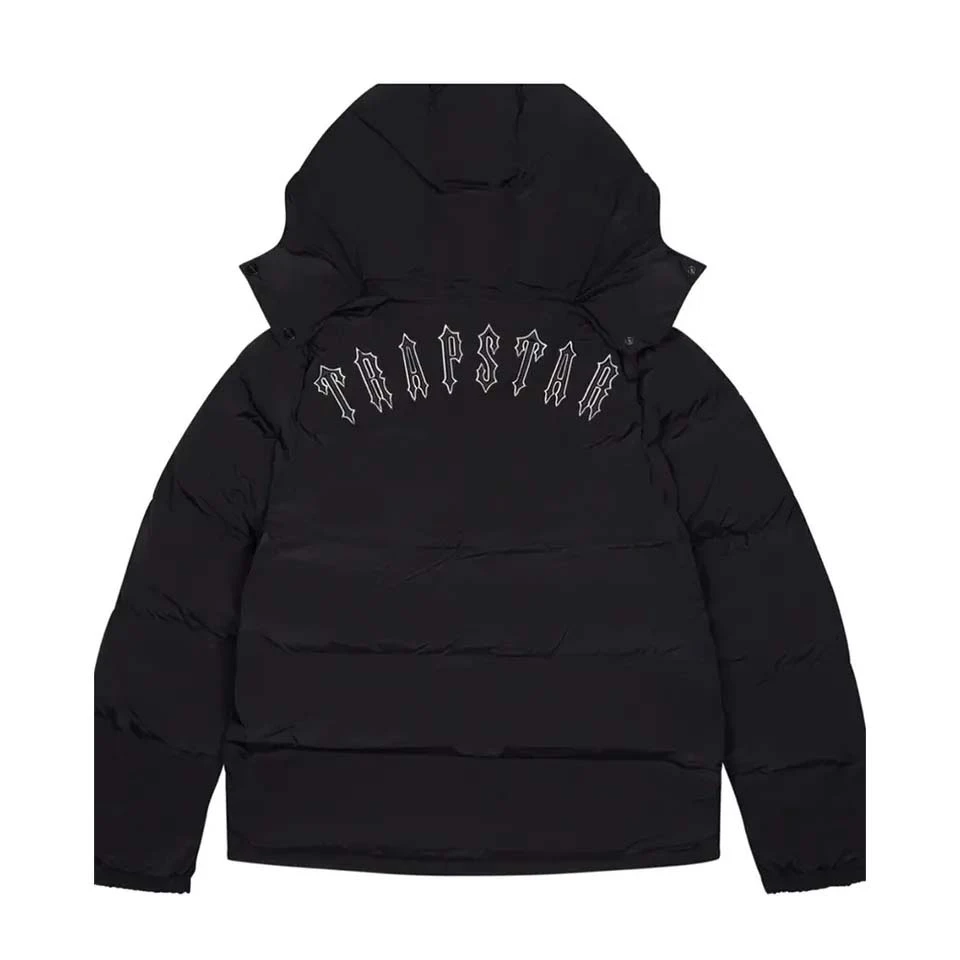 2024 Premium Quality Trapstar Decoded Hooded Puffer Jacket Wholesale Customize Puffer Jacket