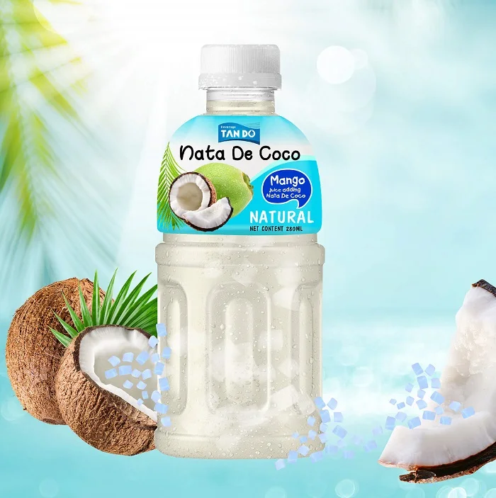 320ml Soft Drink PET Bottle Nata De Coco Jelly Juice Drinks Mogu Flavor Cheap Price