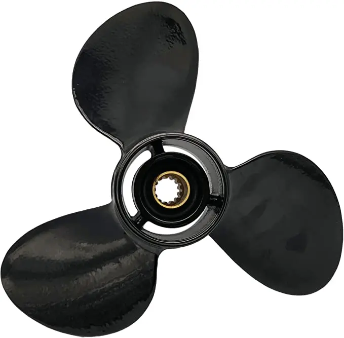 13 1/2 x 15 OEM Aluminum Outboard Propeller fit BRP,Johnson,EVINRUDE,OMC 55HP, E-TEC, 2009-newer Ref No.765182, 13 Spline Tooth,