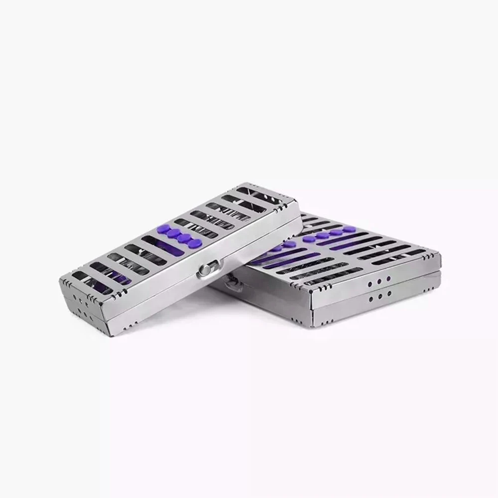 Surgical Grade Surgery Sterilization Cassette Rack Tray Sterilization Cassette Stainless Steel Dental Instrument Tray