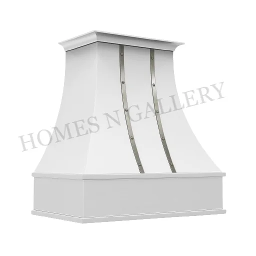 New Design Luxury Multiple Colors Finishing Stainless Steel Wall Mounted Fire Place Range Hood And Kitchen Island Canopy Chimney