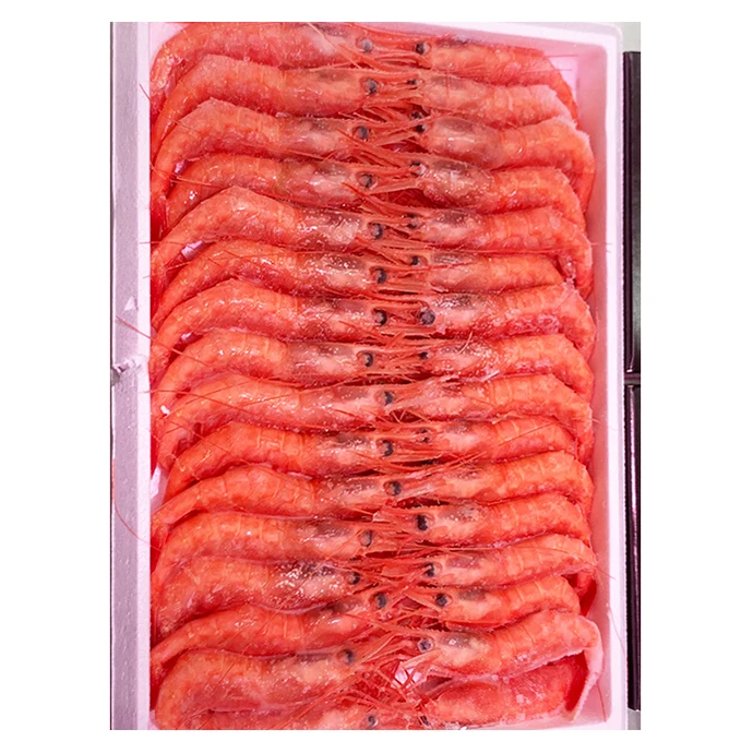 Seafood Products Fresh Sweet Frozen Red Shrimp Wholesale Japan