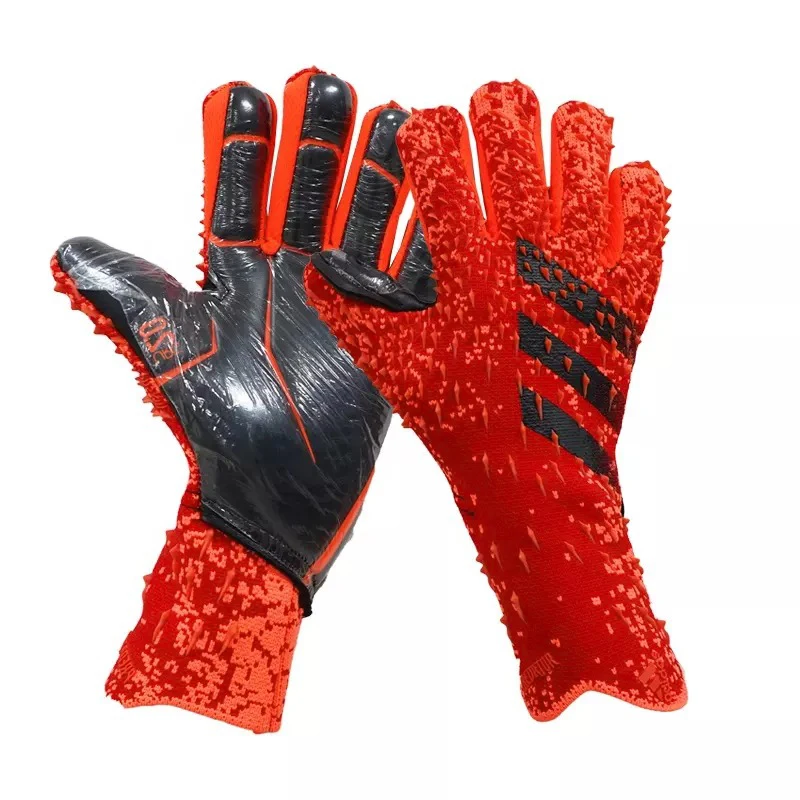 2024 Hot sale goalkeeper gloves professional protect latex knitting Nylon football soccer goalkeeper gloves
