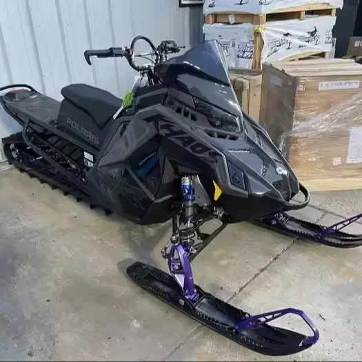 Новый 2024 POLARISS PATRIOT 9R PRO RMK SLASH 155 глянцевый черный снегоход