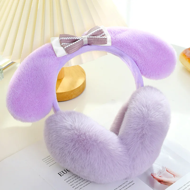 Korean Stylish Knot Headband Earmuffs Funny Cute Winter Warmth Ski Folding for Girls