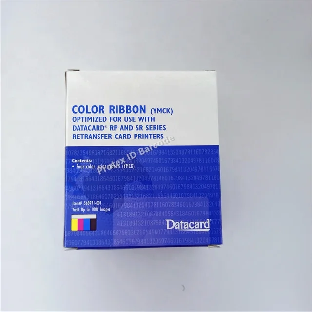 Datacard 568971-001YMCK Ribbon Used For Datacard SR200 SR300 RP90 Retransfer Card Printers