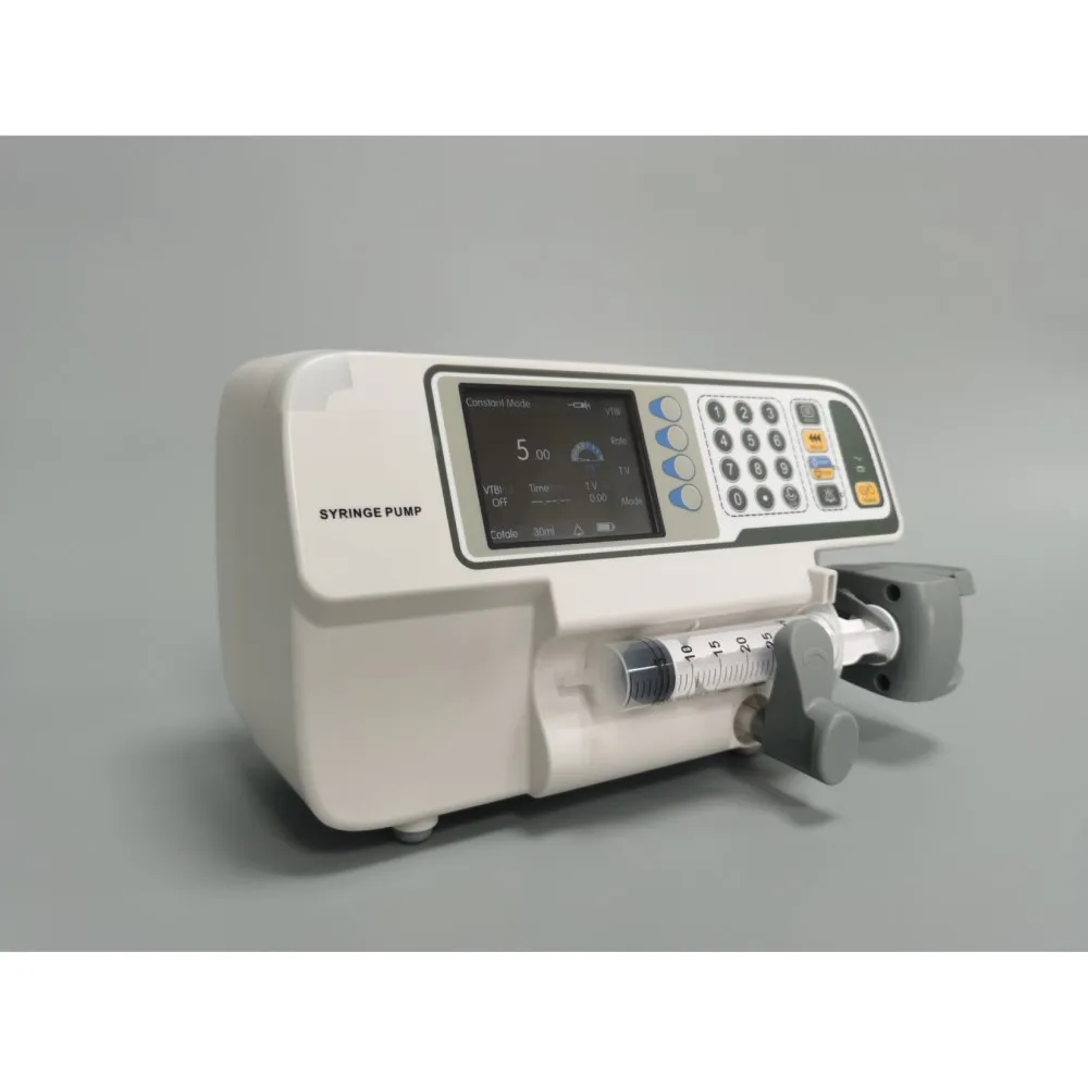 High Quality Most advanced Electric Automatic Single Channel Infusion Syringe Pump Machine