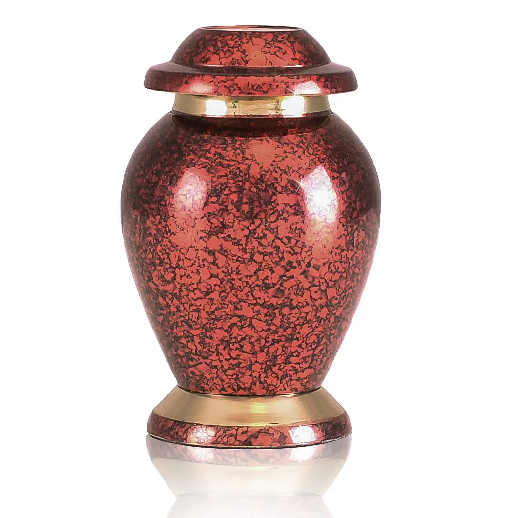 Amazon Hot Selling Copper Plating Keepsakes Urns Great Quality Handicraft at Best Price for Funeral Cremation Ashes by ACW