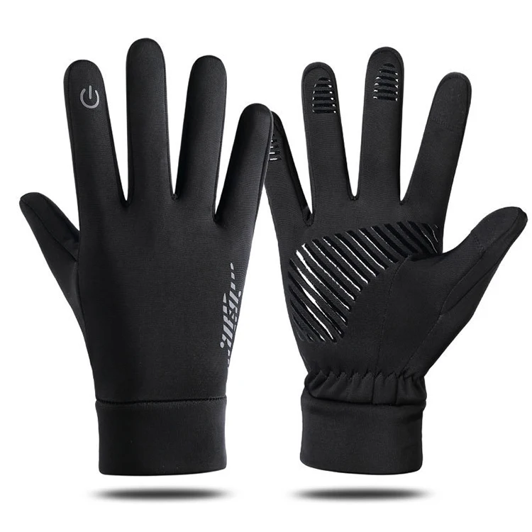 Men Women Non Slip Cycling Gloves Full Finger silicone Running Outdoor Sports Gloves Driving Windproof Touchscreen Gloves