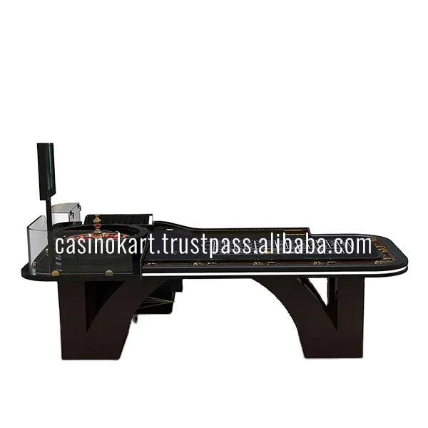 Professional Casino Quality Modern Black Pantheon Roulette Table (Without Wheel System) Made In India