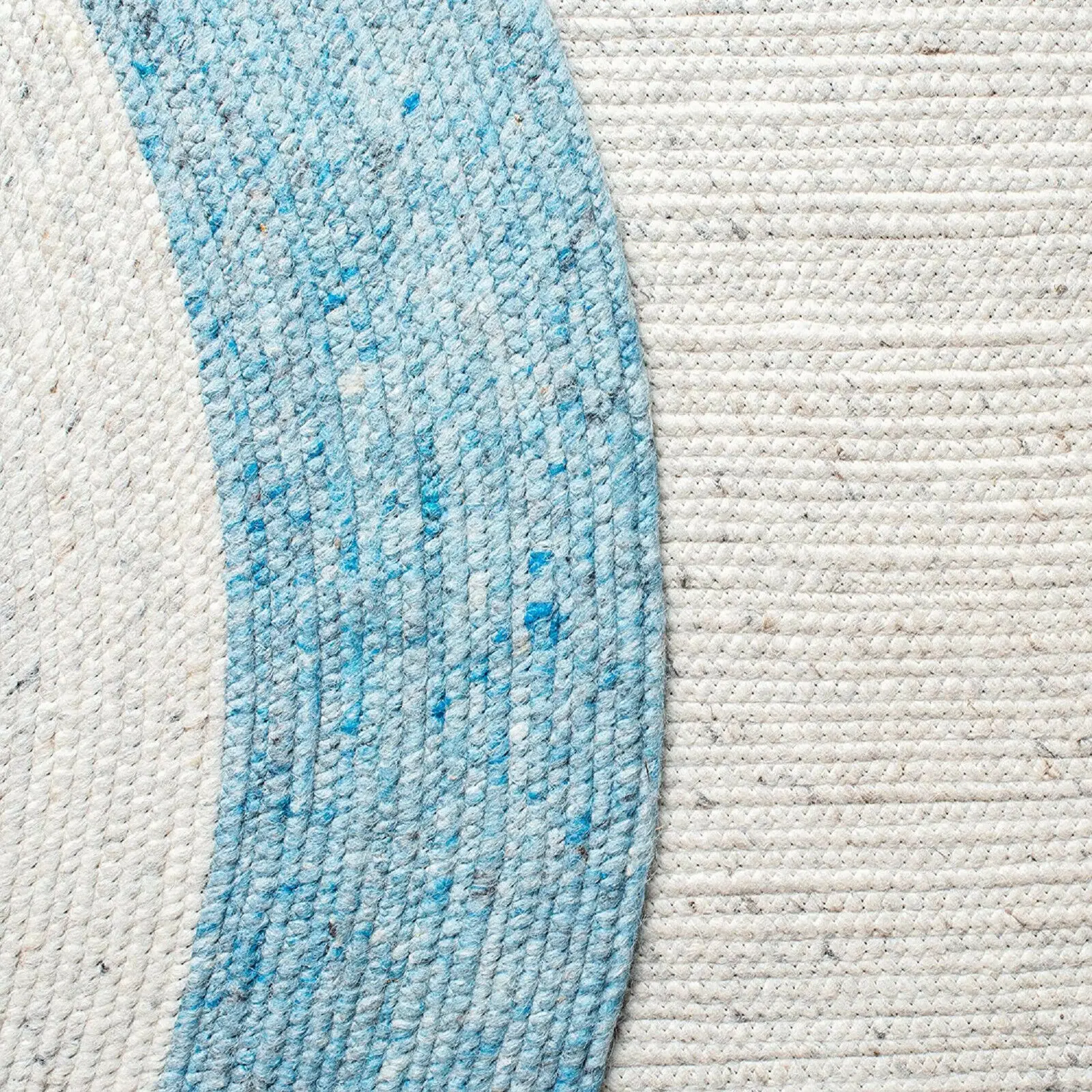 Indian Handmade Oval Braided Carpets Rugs in multiple Sizes Natural Jute Runner Area Mats Rags