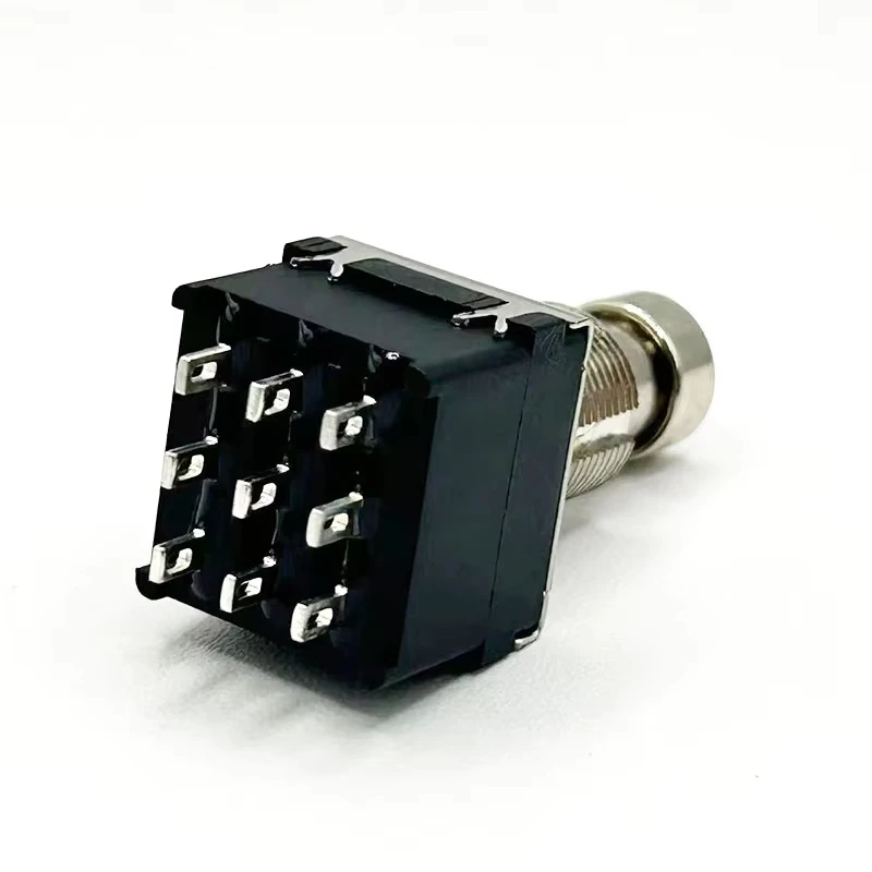 SPST Momentary Soft Touch Foot Switch Normally Closed 9 PIN Stomp Box Push Button Foot Switch for Guitar Effect Pedal