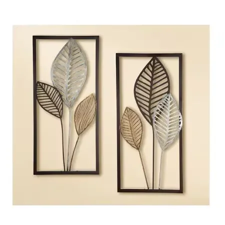 Hot Selling 2025 Modern Design Plant Leaves Wall Art for Home Hotel & Office Decoration High Quality Top selling Home Decor