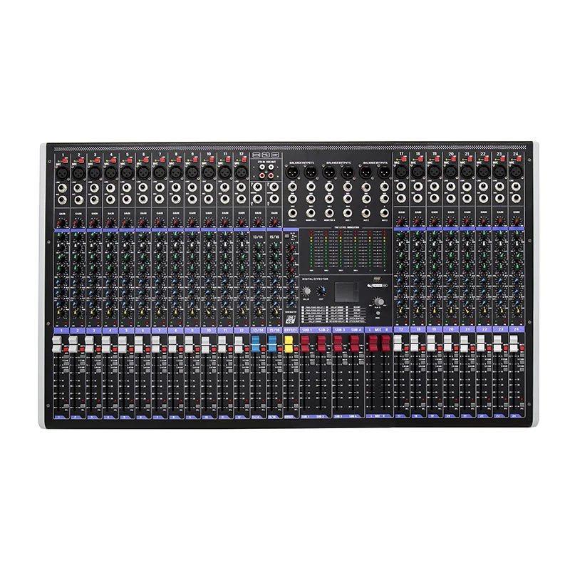 HUAIN studio pro 24 channel mixing console analog mixer de audio profecional