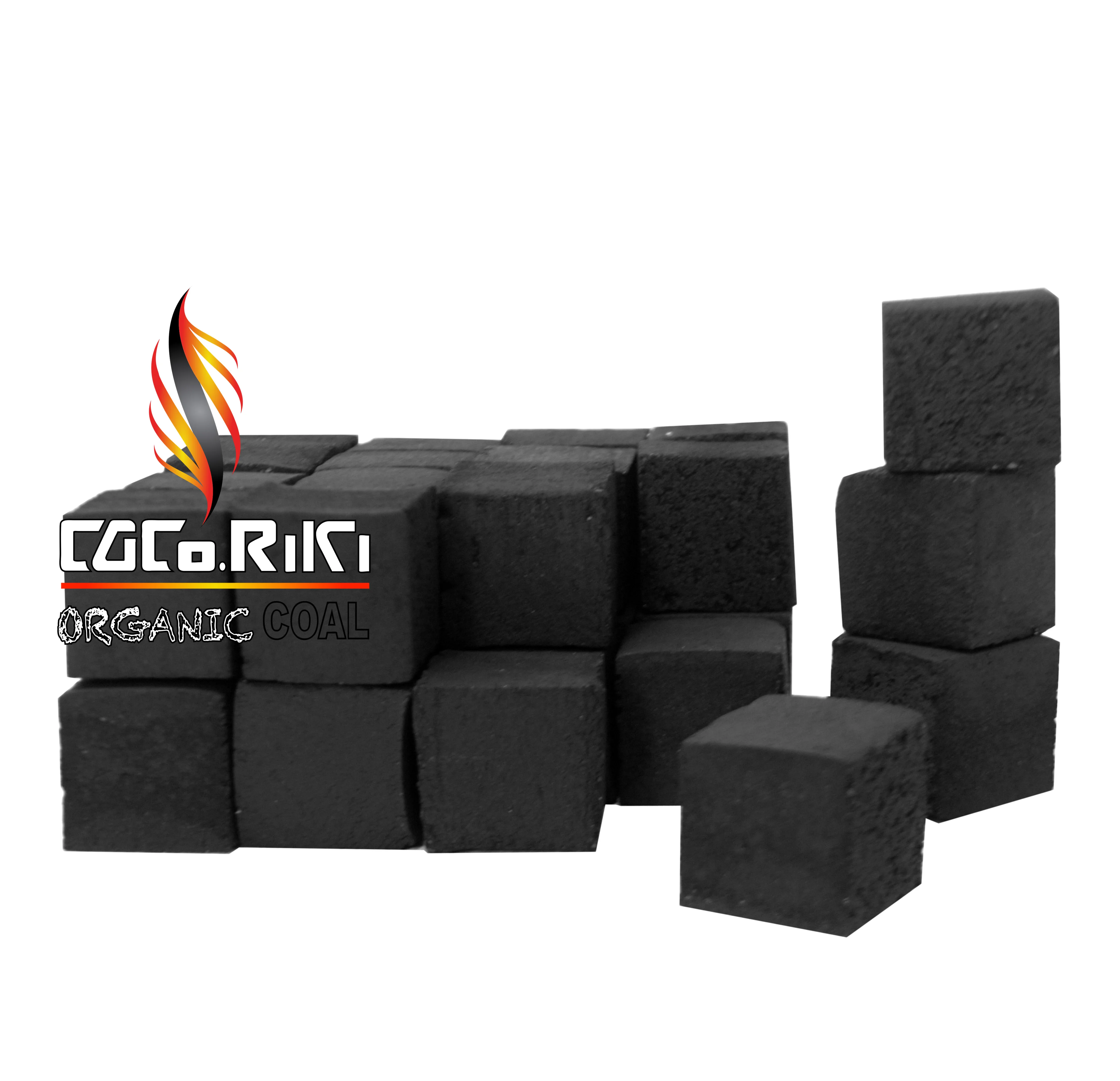 Multi Shape Shisha Charcoal Organic Coal Low Ash Content Red Coco Grade B Coconut Briquettes for Hookah Ready To Ship