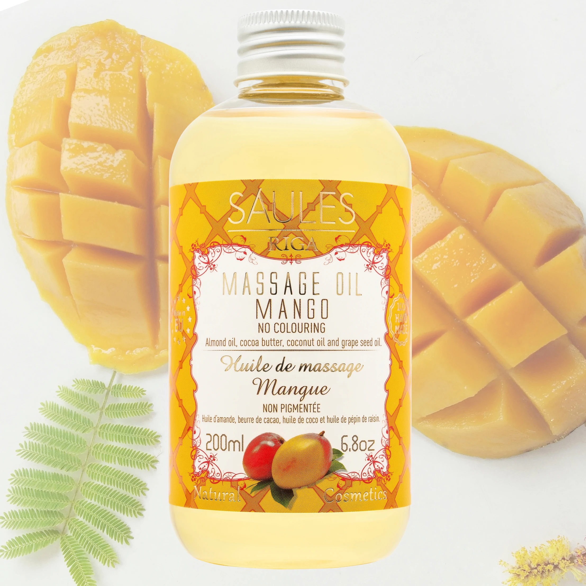 EU Private Label 100% Natural Massage Body Oil Nourishing Anti-Aging SPA Care Grapeseed Almond Cocoa Coconut Oil Hand Face Skin