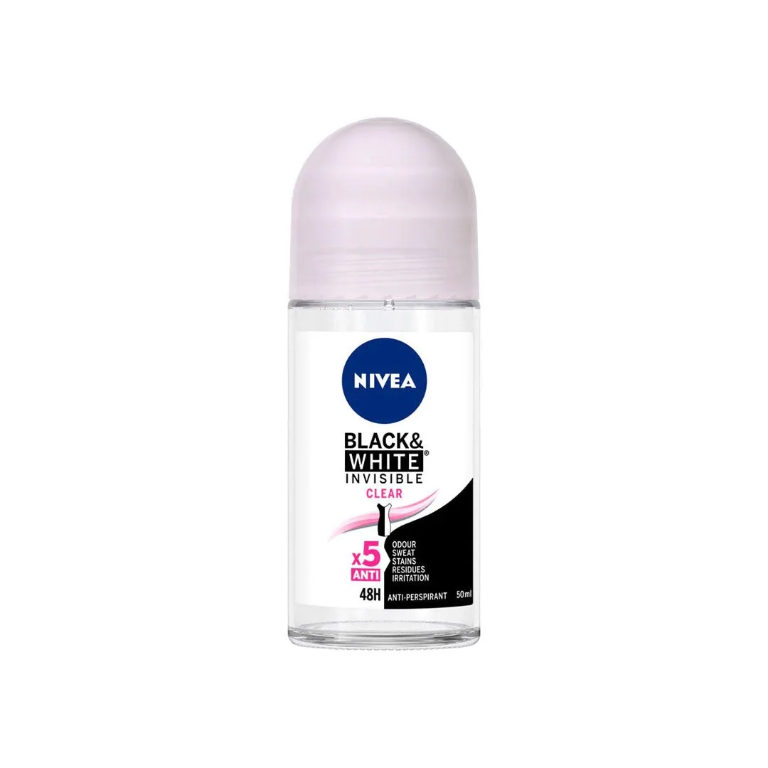 Nivea Men Fresh Ocean Aluminum 48H Deodorant Roll On / Black & White Anti-Perspirant 50ml Roll On NIVEA MEN for sale