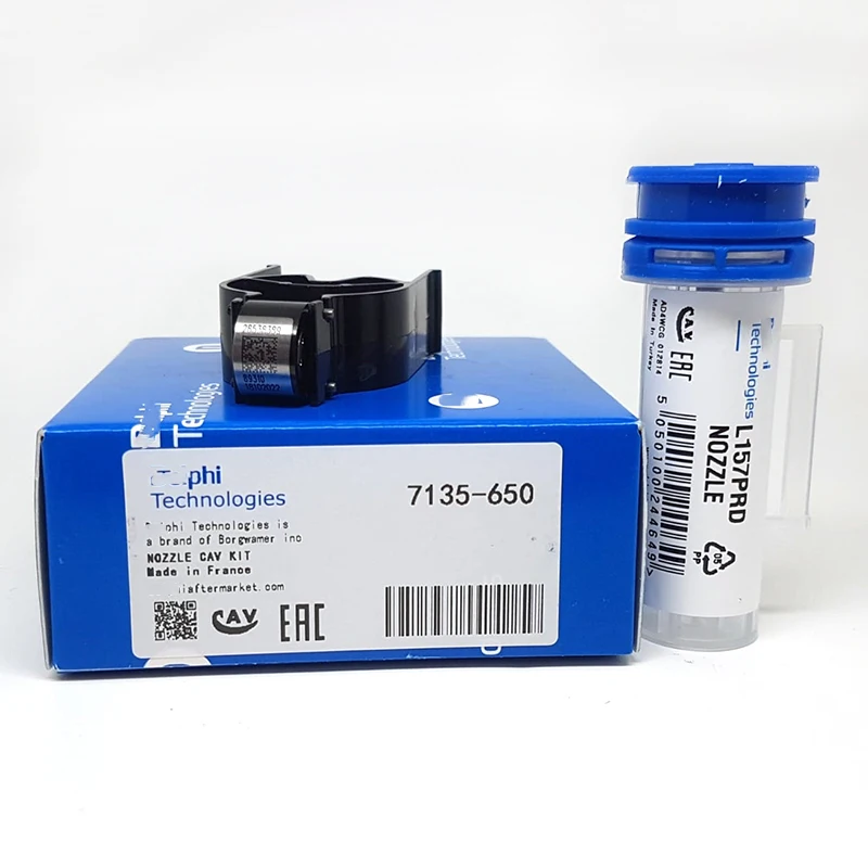 Fuel Injector Overhaul Kits 7135-650 Nozzle L157PBD Injection Control Valve 9308 621C For Delphi SSANGYONG EJBR03401D EJBR04701D