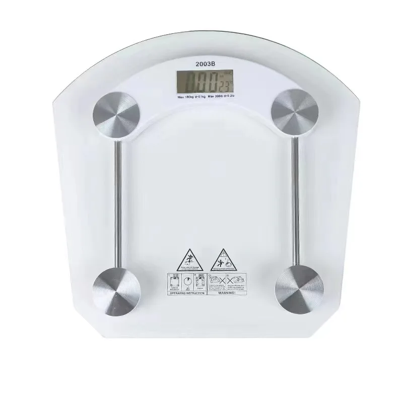 DIGITAL WEIGHT SCALE Personal Digital Body Scale Max 180KG Round Weight Scale