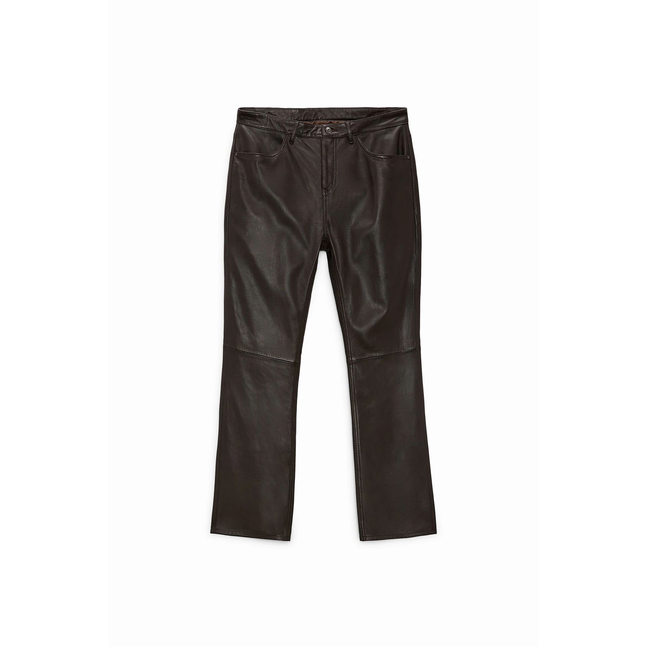 2022 New Customized Men Leather Pants In Reasonable Price Custom Logo Leather Pants For Sale