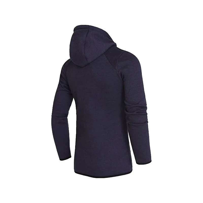 Winter Hoodie Jacket With Zip Pockets For Men
