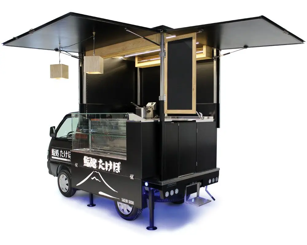 Cheap Mobile Food Truck Electric Food Bus Shop On Wheels Kitchen Restaurant Grill Pizza Fast Food Truck for Sale Europe