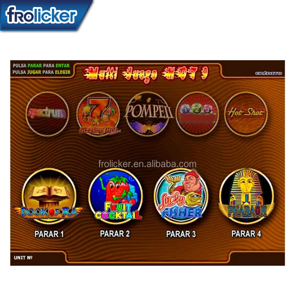 New Video Game PCB board Multi Juego Hot 9 tragamonedas maquina de juegos