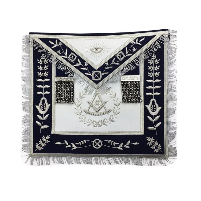 Wholesale Handmade Embroidery Craft Masonic Leather Apron beautiful regalia Holiday Decoration Gift