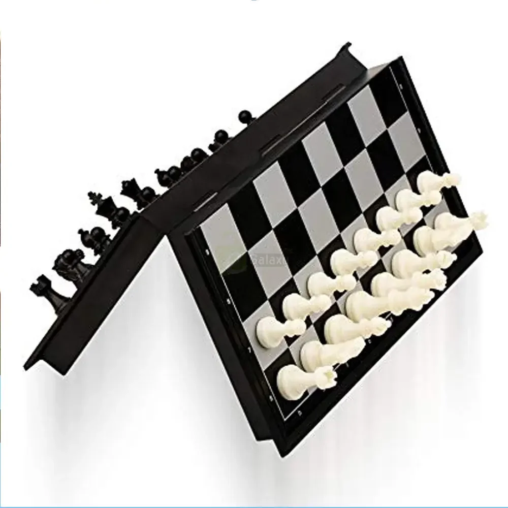 Chess Board Chess Game Set Velvet Leather White OEM Customized