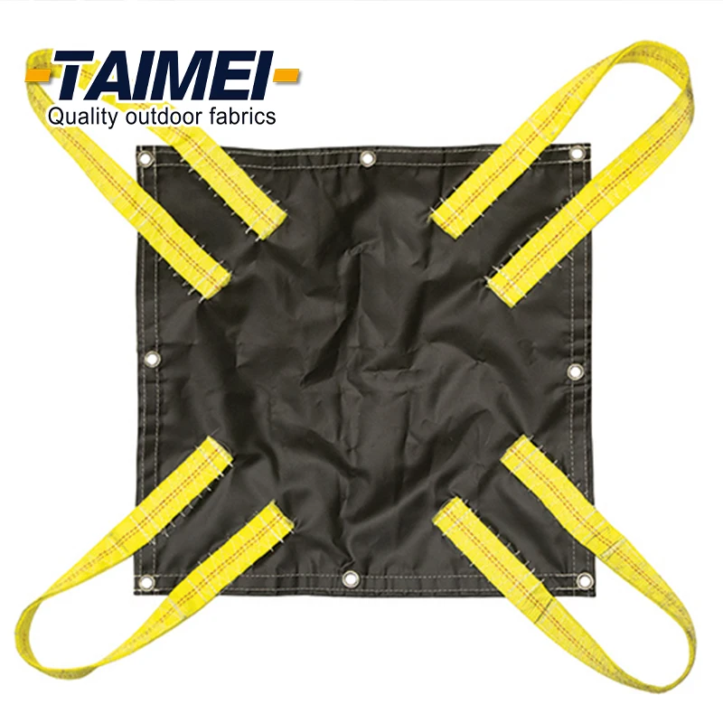 Standard Size 20 X 20ft PVC Snow Removal Tarps with Reinforced Edging