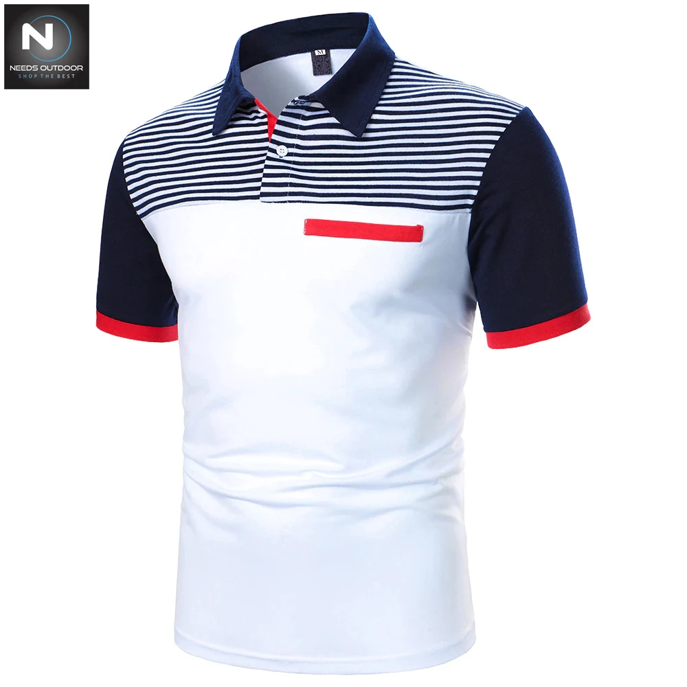 New 100% Cotton Polo Shirts For Men Wholesale Casual Wear Stylish Short Sleeve Polo Shirts By NEEDS OUTDOOR