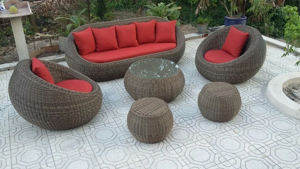 Poly Rattan Sofa Set Hot Model Made in Vietnam