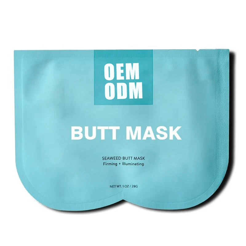 Private Label Custom Vegan Female Body Firming Lifting Buttock Sheet Hip Care Moisturizing Butt Mask