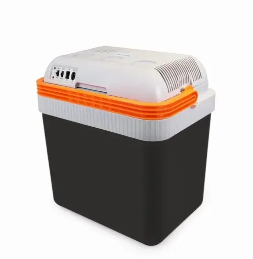12v portable refrigerator silk print compressor car fridge freezer camping cooler for boat camping truck road trip