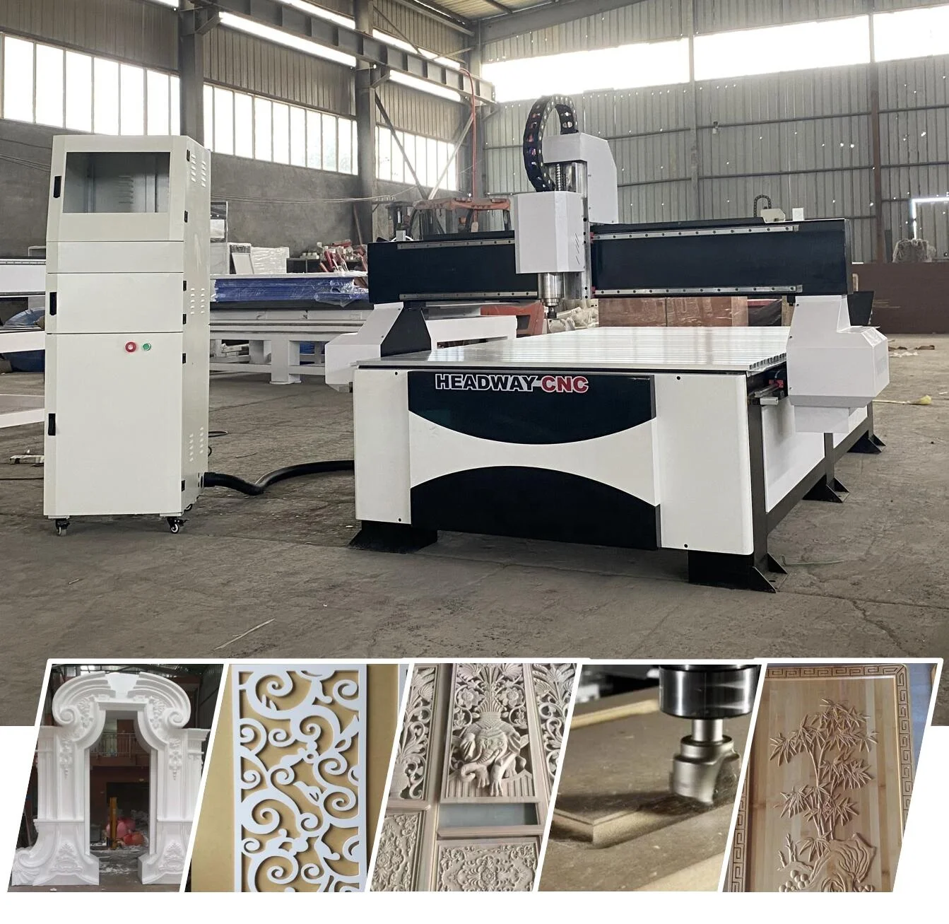Custom size available 1325 1530 2040 CNC router machine for wood and PVC processing