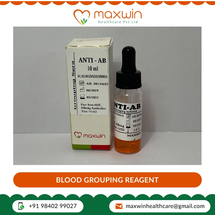 Professional Trader of Anti ABDAB Blood Grouping Reagent/ Diagnosis Test Kit Set Available with Private Label