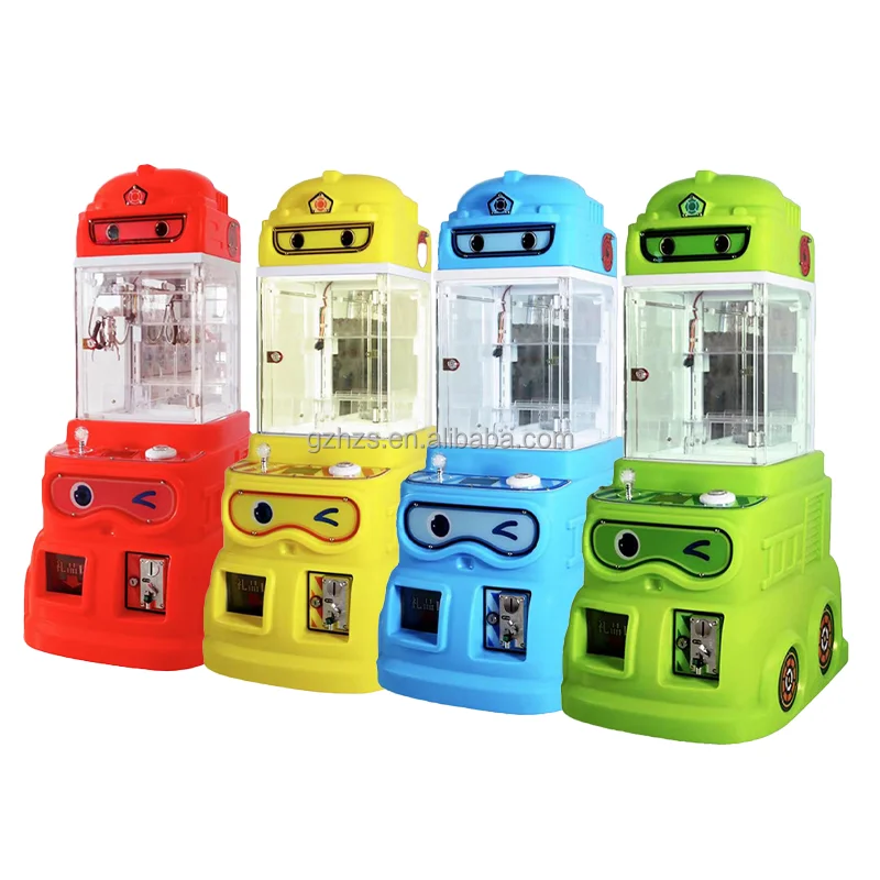 Huazhishun cheap indoor table claw machine doll claw machine mini crane claw machine for kids