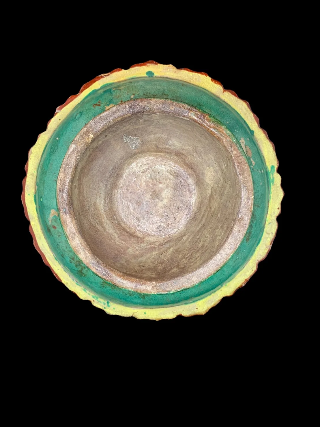 Antique Benjarong Ceramic Stem Dish Decorated With A Floral Design With In Lotus - Petal Shape Panels On Red Ground For Collect