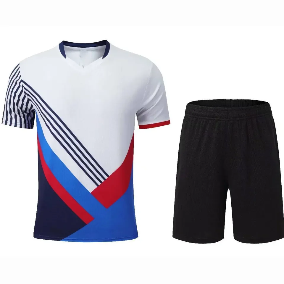 Men Professional Tennis Players Uniform Set Comfortable Top Quality Low Price Tennis Uniforms For Male