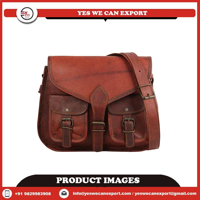 2022 Latest Stylished Vegan Leather Crossbody Bag Genuine Leather Stylish Trendy Sling Crossbody Laptop Leather Bag For Sale