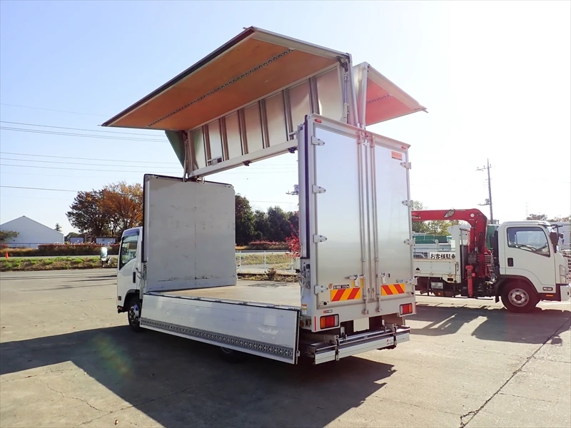 Japan Wholesale Second Hand Used Truck ISUZU ELF Wing Van
