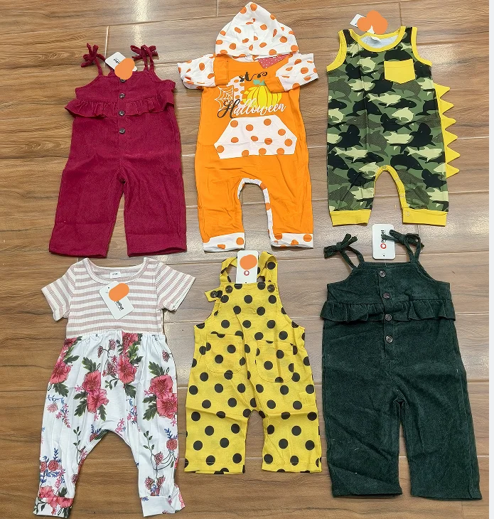 new born baby rompers children short sleeve clothes girls boys new brand sleeveless rompers