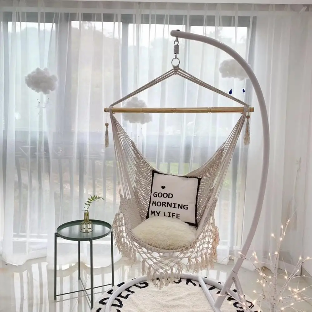 Manufacturer Hammock Chair Free Samples Swing Hammock LOW MOQ Fast Delivery Custom Macrame Hammock Chair